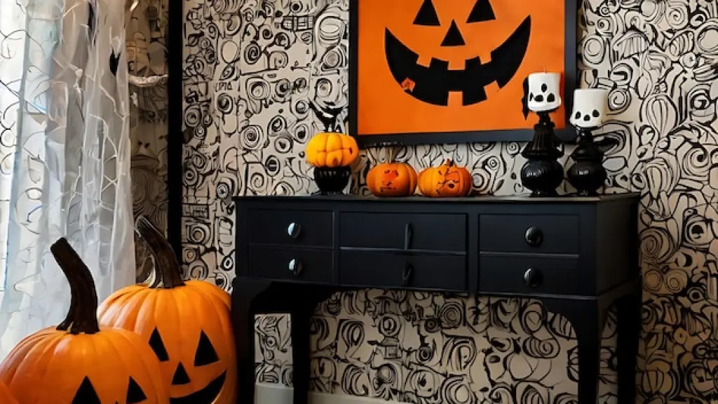 Furniture with Halloween decoration ideas for a spooky look