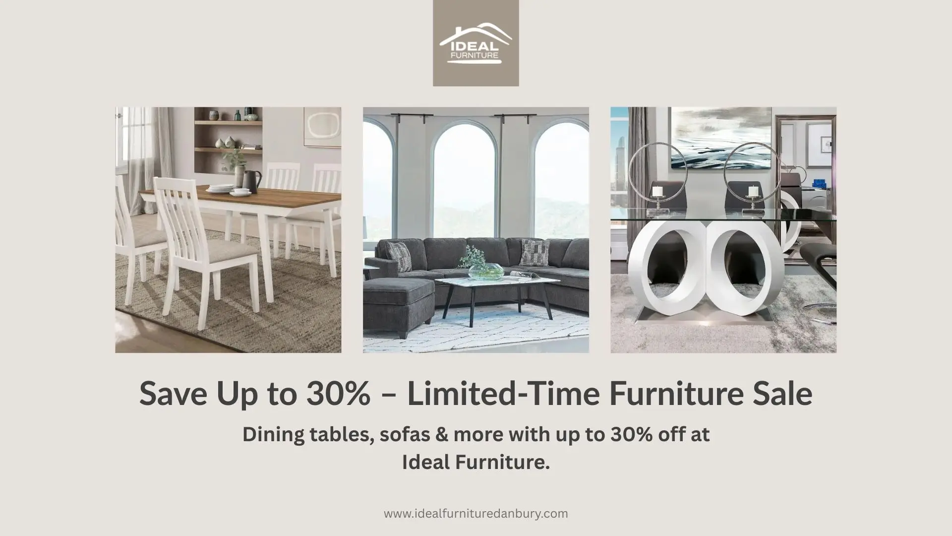 Discover 5 top furniture sets on sale in Danbury, CT. Dining and living room deals up to 30% off—shop Ideal Furniture Danbury today.
